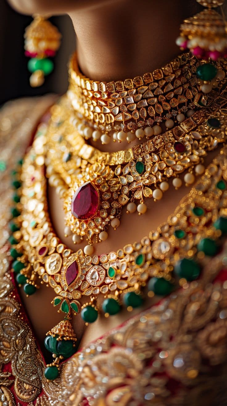Bridal ensemble detail